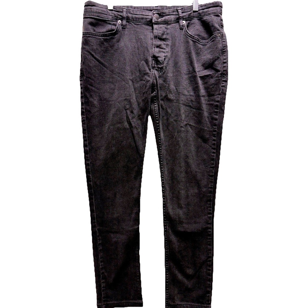 Ksubi Chitch‎ Krow Jeans Size 33 Dusted Black Slim Fit Denim Premium Stretch